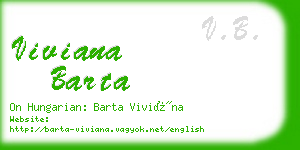 viviana barta business card